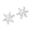 Thumbnail Image 1 of Snowflake Earrings Sterling Silver