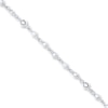 Thumbnail Image 1 of Cultured Pearl Anklet Solid Sterling Silver 10&quot; Length