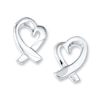 Thumbnail Image 0 of Heart Earrings Sterling Silver
