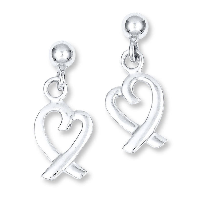 Heart Earrings Sterling Silver | Kay