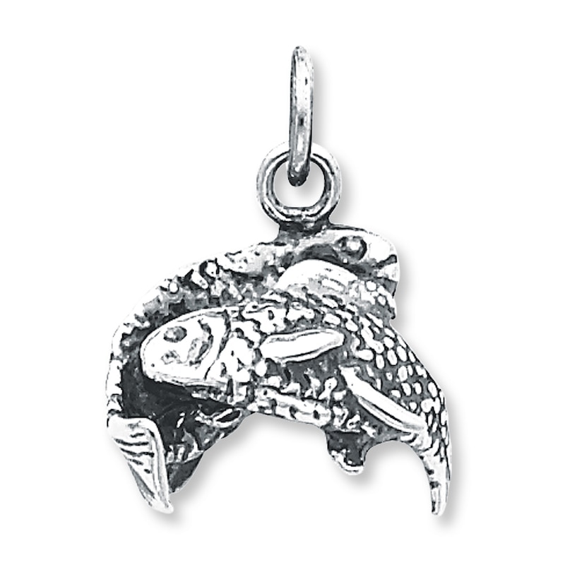 Pisces Charm Sterling Silver