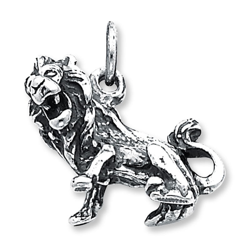 Leo Charm Sterling Silver