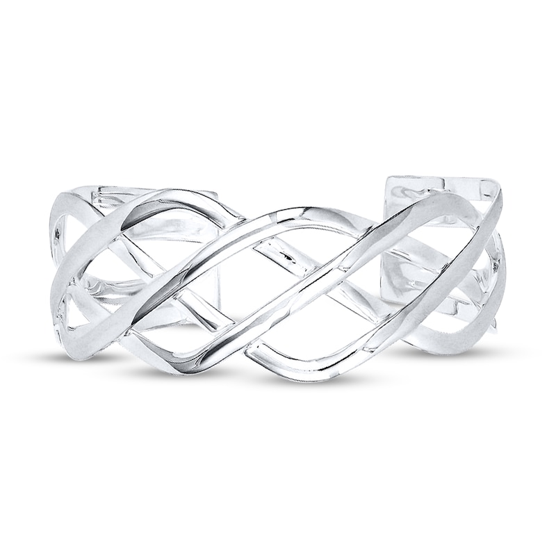Main Image 1 of Braided Cuff Bracelet Sterling Silver
