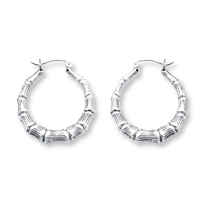 Main Image 1 of Hoop Earrings Sterling Silver