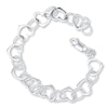 Thumbnail Image 0 of Heart Bracelet Sterling Silver 7"