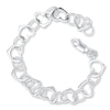 Thumbnail Image 1 of Heart Bracelet Sterling Silver 7&quot;