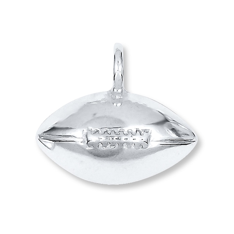 Main Image 1 of Football Charm Sterling Silver