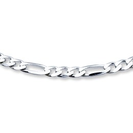 Figaro Link Chain Sterling Silver 20&quot; Length