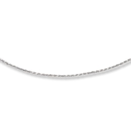Rope Chain Necklace Sterling Silver 18&quot; Length