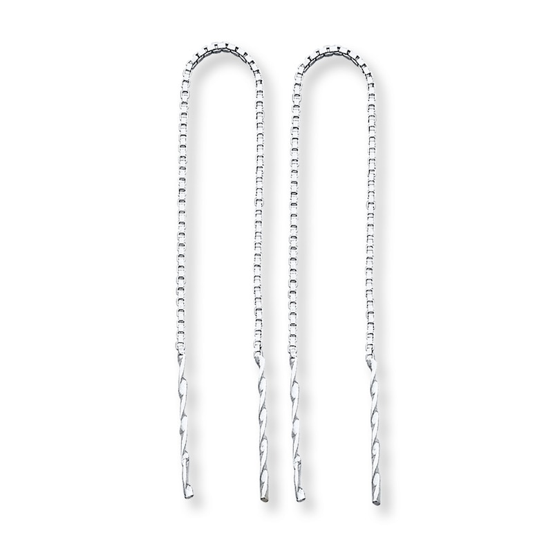 Threader Earrings Sterling Silver