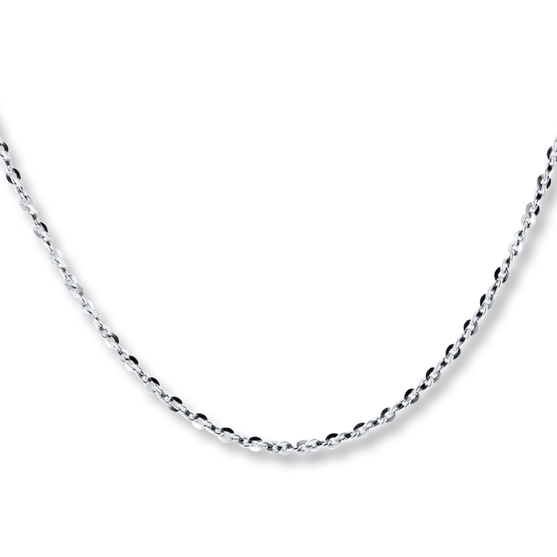 Link Chain Necklace Sterling Silver 18-inch Length