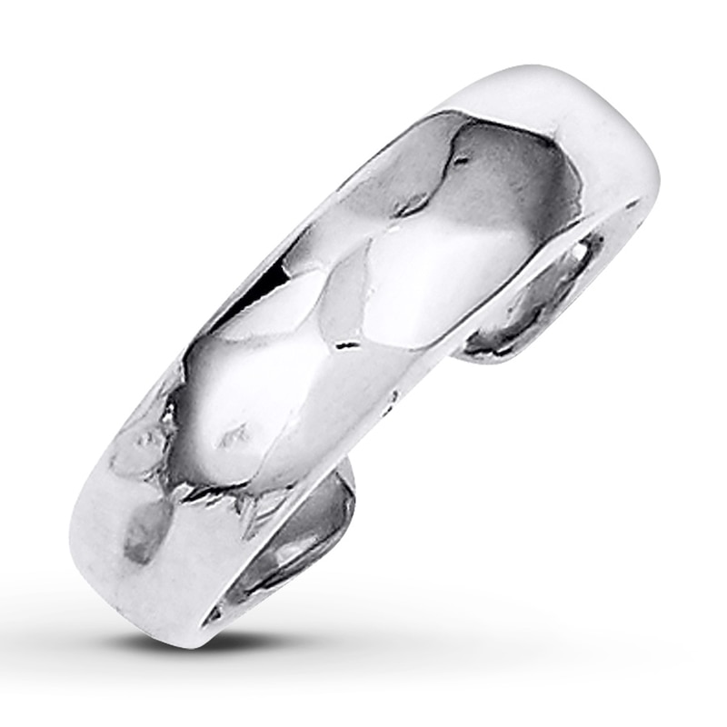 Main Image 1 of Domed Toe Ring Sterling Silver