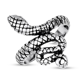 Snake Toe Ring Sterling Silver
