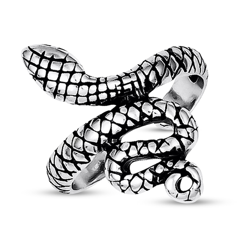 Snake Toe Ring Sterling Silver