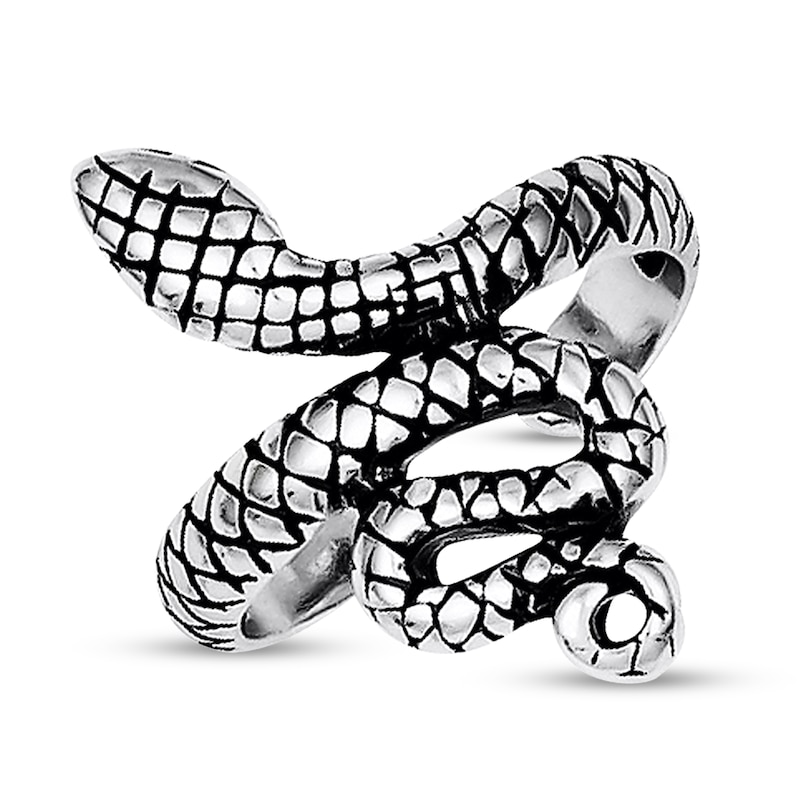 Main Image 1 of Snake Toe Ring Sterling Silver