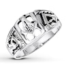 Thumbnail Image 1 of Men's Masonic Ring Sterling Silver