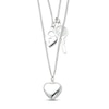 Thumbnail Image 0 of Heart & Key Necklace Sterling Silver