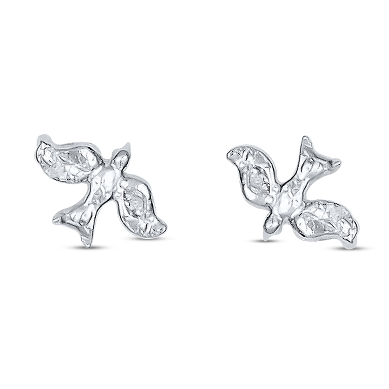 Main Image 1 of Petite Dove Earrings Sterling Silver