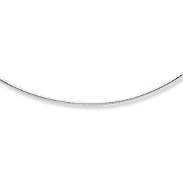 Wire Necklace Sterling Silver 18&quot; Length