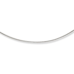 Wire Necklace Solid Sterling Silver 18"