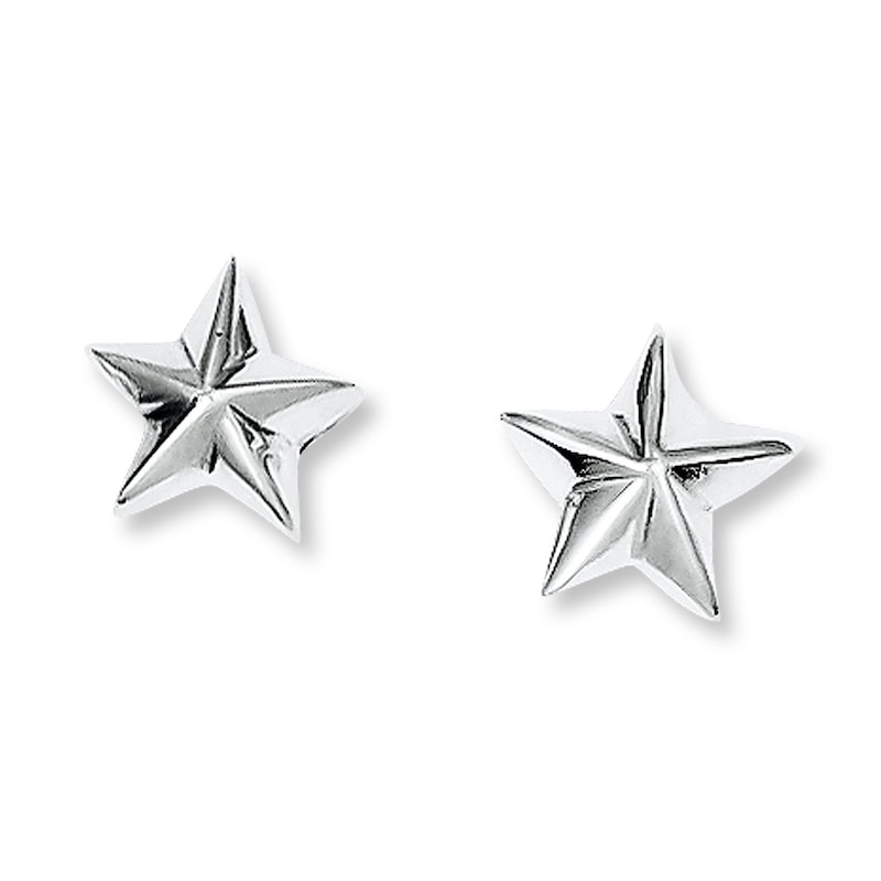 Main Image 1 of Starfish Earrings Sterling Silver