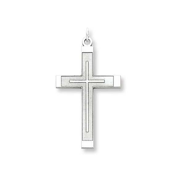 Cross Charm Sterling Silver