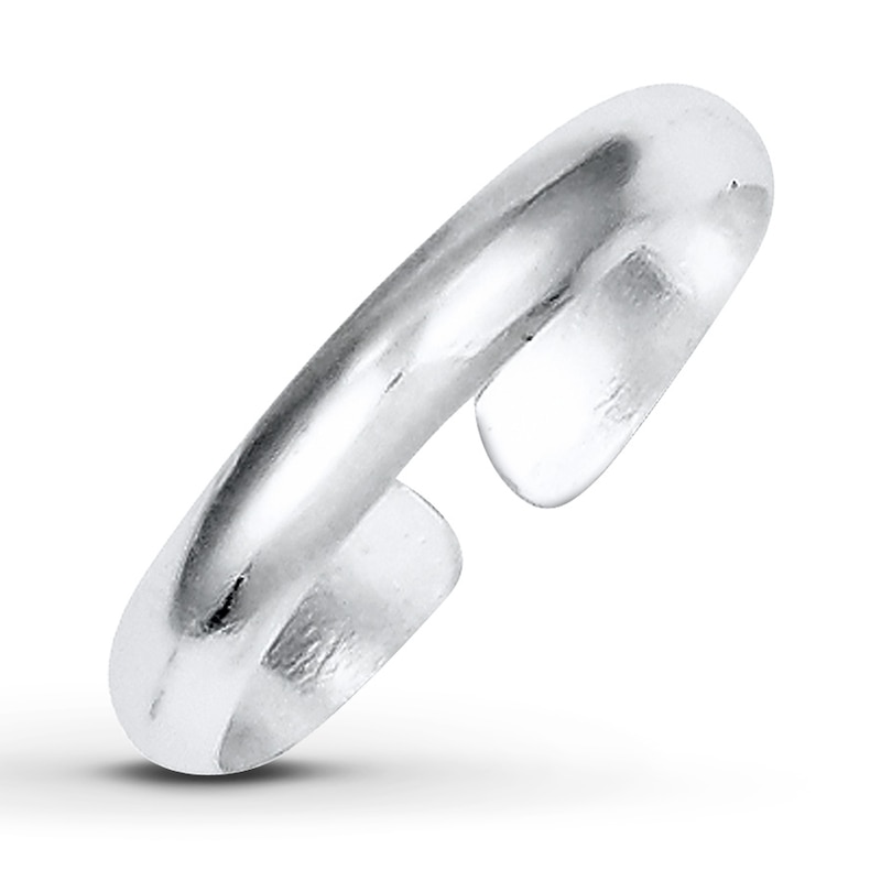 Sparkly Silver Toe Ring 4mm | | Suay Design