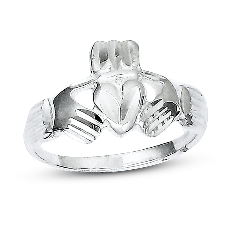 Main Image 1 of Claddagh Ring Sterling Silver
