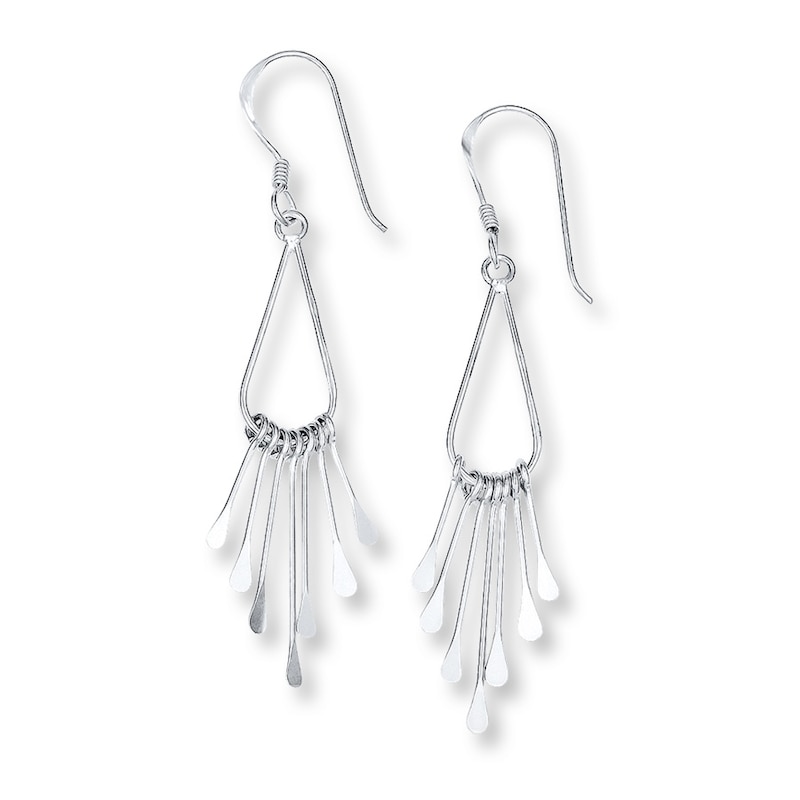 Main Image 1 of Dangle Earrings Sterling Silver