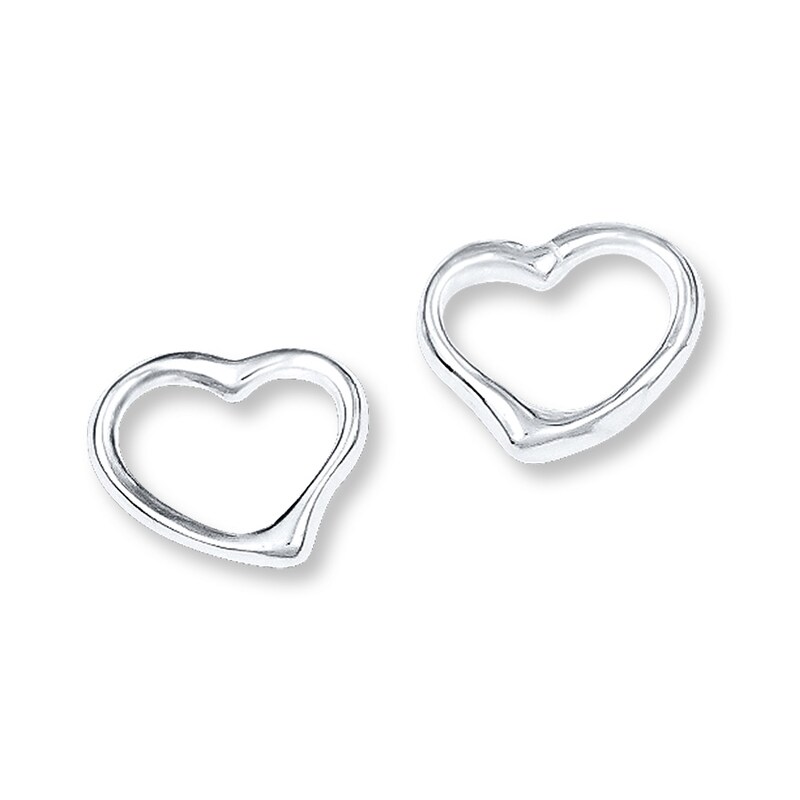 Sterling Silver Heart Earring Sterling Silver Heart Earring