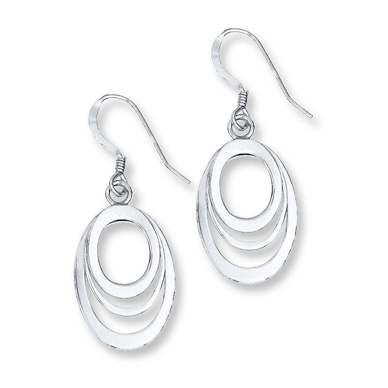 Main Image 1 of Dangle Earrings Sterling Silver
