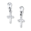 Thumbnail Image 1 of Cross Earrings Sterling Silver