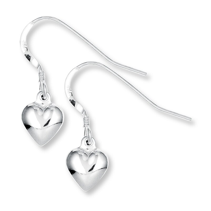Sterling Silver Heart Earring Sterling Silver Heart Earring