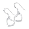 Thumbnail Image 1 of Dangle Heart Earrings Sterling Silver
