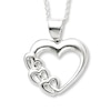 Thumbnail Image 0 of Heart Necklace Sterling Silver 18"