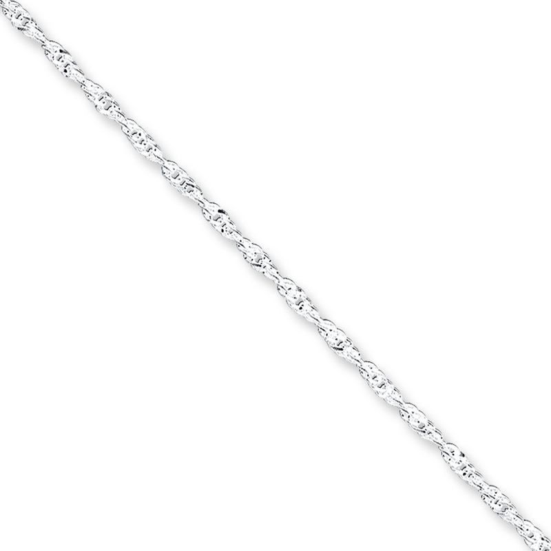 Singapore Anklet Sterling Silver 9"
