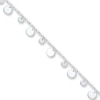 Thumbnail Image 0 of Dangling Circle Anklet Sterling Silver 10"