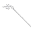 Thumbnail Image 1 of Palm Tree Anklet Solid Sterling Silver 10&quot;