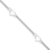 Thumbnail Image 0 of Heart Anklet Sterling Silver 10"