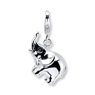 Elephant Charm Sterling Silver | Kay