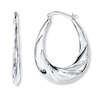 Thumbnail Image 0 of Twisted Hoop Earrings Sterling Silver