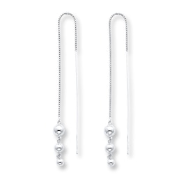 Threader Earrings Sterling Silver