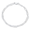 Thumbnail Image 1 of Open Link Anklet Solid Sterling Silver 10&quot;