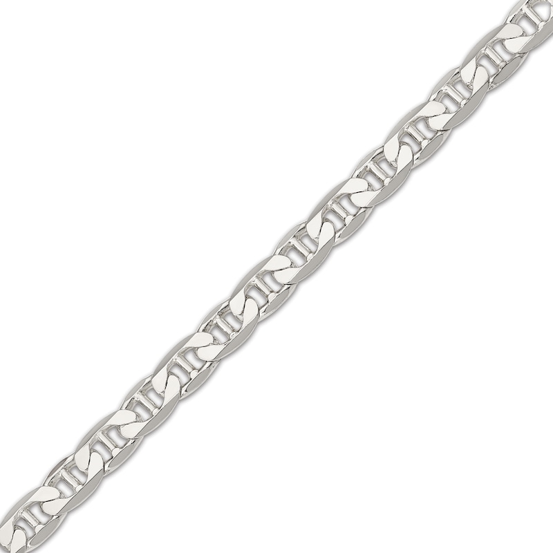 Main Image 2 of Anchor Chain Bracelet Solid Sterling Silver 8&quot;