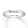 Thumbnail Image 1 of Textured Stackable Ring Sterling Silver