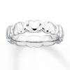 Thumbnail Image 1 of Stackable Heart Ring Sterling Silver