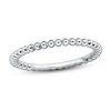 Thumbnail Image 1 of Beaded Stackable Ring Sterling Silver