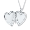 Thumbnail Image 2 of Heart Locket Sterling Silver & 14K Yellow Gold