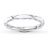 Thumbnail Image 1 of Stackable Ring White Enamel Sterling Silver
