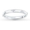 Stackable Ring White Enamel Sterling Silver